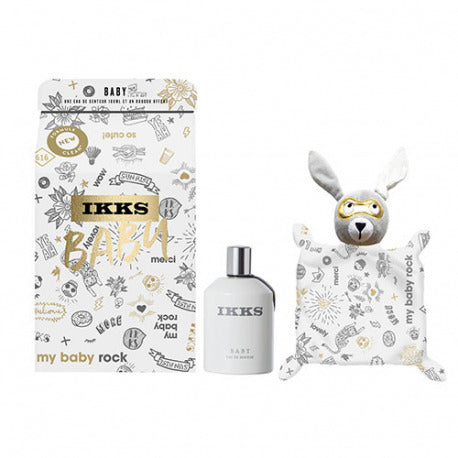 Coffret Baby Rock Boy + doudou « lapin masqué » OFFERT