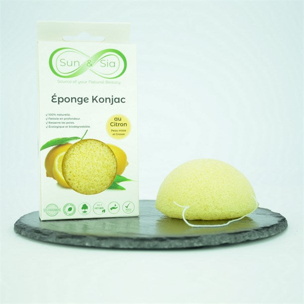 Eponge Konjac au citron