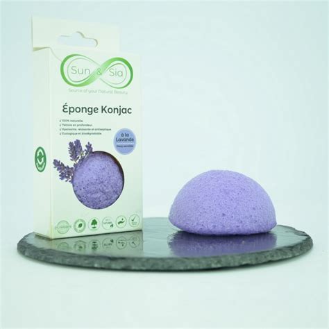 Eponge Konjac à la Lavande