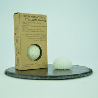 Eponge Konjac Spéciale Yeux - Nature